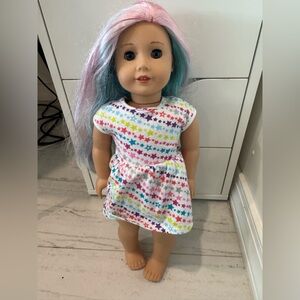 American Girl Truly Me Doll - unicorn / rainbow hair